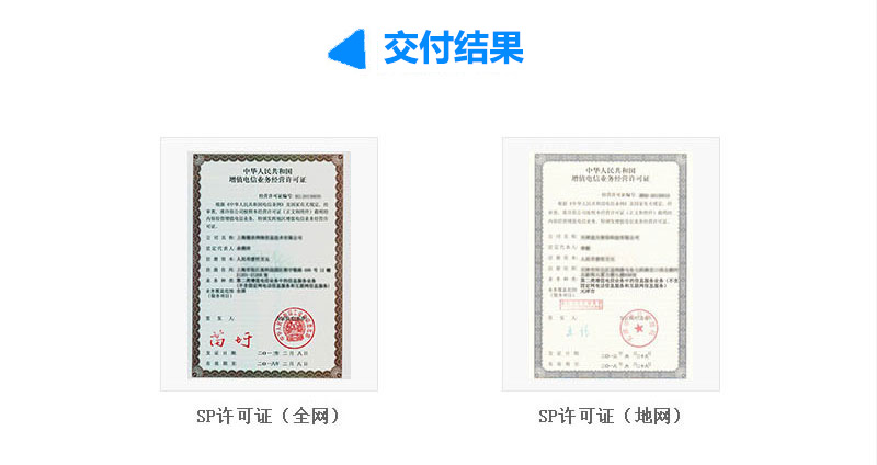 SP經(jīng)營許可證申請